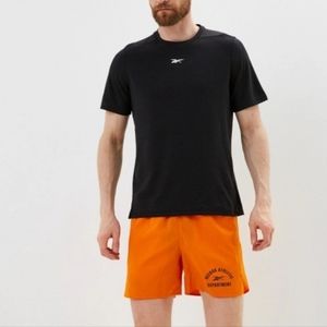 NWT Reebok men's train woven graphic short